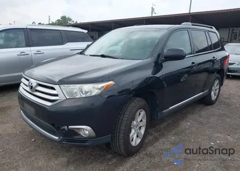 2012 Toyota Highlander Se V6 из США, поврежденный, VIN 5TDBK3EH6CS145452
